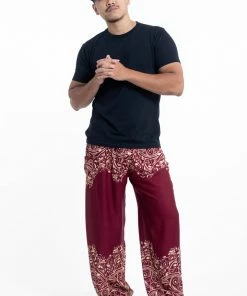 HaremPants.com Vines Men's Harem Pants In Red