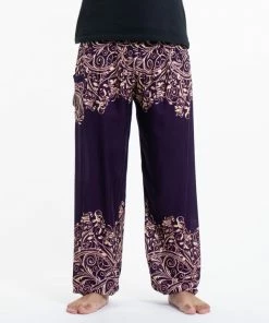 HaremPants.com Vines Men's Harem Pants In Purple