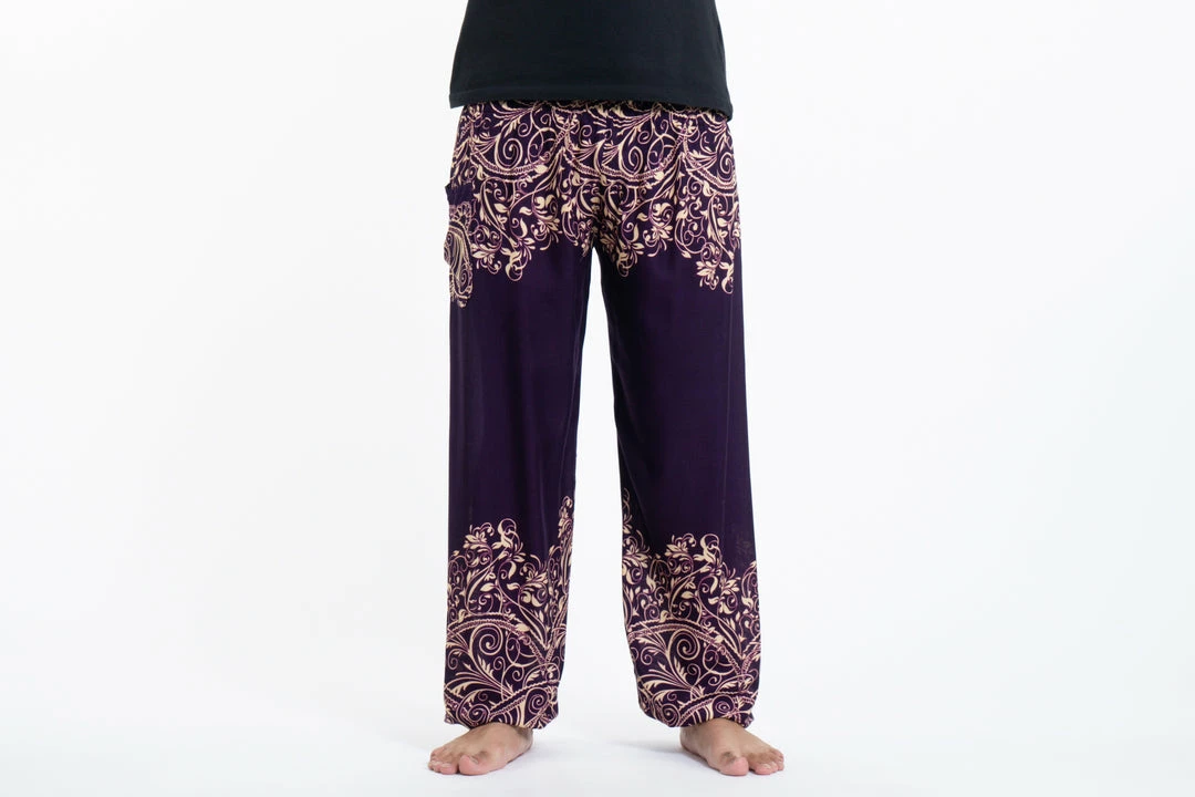 HaremPants.com Vines Men's Harem Pants In Purple 4 HaremPants.com Vines Men's Harem Pants In Purple
