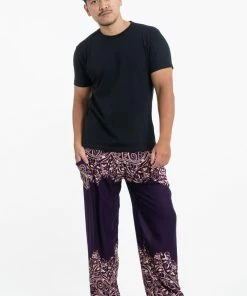 HaremPants.com Vines Men's Harem Pants In Purple