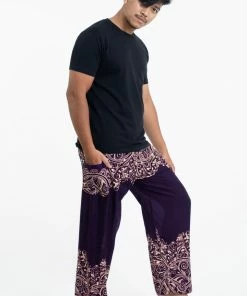 HaremPants.com Vines Men's Harem Pants In Purple 7 HaremPants.com Vines Men's Harem Pants In Purple