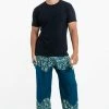 HaremPants.com Vines Men's Harem Pants In Turquoise