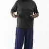 HaremPants.com Plus Size Solid Color Men's Harem Pants In Blue 1 HaremPants.com Plus Size Solid Color Men's Harem Pants In Blue