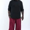 HaremPants.com Plus Size Solid Color Men's Harem Pants In Red