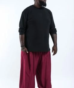 HaremPants.com Plus Size Solid Color Men's Harem Pants In Red