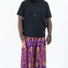 HaremPants.com Plus Size Peacock Paisley Men's Harem Pants In Purple 2 HaremPants.com Plus Size Peacock Paisley Men's Harem Pants In Purple