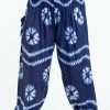 HaremPants.com Plus Size Tie Dye Men's Harem Pants In Indigo