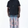 HaremPants.com Plus Size Mandala Elephant Men's Elephant Pants In Silver Gray