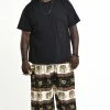 HaremPants.com Plus Size Elephant Bliss Men's Elephant Pants In Black