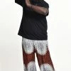 HaremPants.com Plus Size Marble Mandalas Men's Harem Pants In Brown