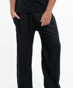 HaremPants.com Solid Color Men's Tall Harem Pants In Black