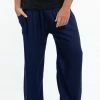 HaremPants.com Solid Color Men's Tall Harem Pants In Blue Plus Sizes