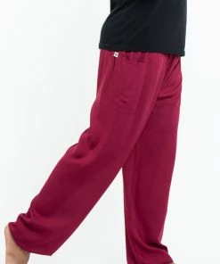 HaremPants.com Solid Color Men's Tall Harem Pants In Red