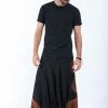 HaremPants.com Tie Dye Drop Crotch Men's Harem Pants In Black 02