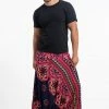 HaremPants.com Lotus Mandalas Drop Crotch Men's Harem Pants In Navy 2 HaremPants.com Lotus Mandalas Drop Crotch Men's Harem Pants In Navy