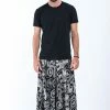 HaremPants.com Imperial Elephant Drop Crotch Men's Elephant Pants In Black