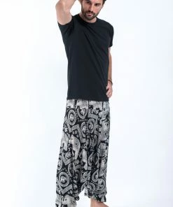HaremPants.com Imperial Elephant Drop Crotch Men's Elephant Pants In Black