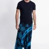 HaremPants.com Turtle Print Drop Crotch Men's Harem Pants In Blue