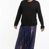 HaremPants.com Plus Size Peacock Feathers Drop Crotch Men's Harem Pants In Blue