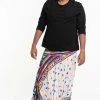 HaremPants.com Plus Size Triangles Drop Crotch Men's Harem Pants In White
