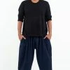 HaremPants.com Plus Size Genie Men's Cotton Harem Pants In Navy