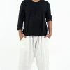 HaremPants.com Plus Size Genie Men's Cotton Harem Pants In White