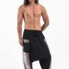 HaremPants.com Elephant Aztec Cotton Men's Harem Pants In Black