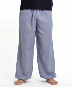 HaremPants.com Drawstring Pinstripe Men's Pants In Gray