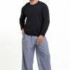 HaremPants.com Drawstring Pinstripe Men's Pants In Gray