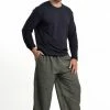 HaremPants.com Drawstring Pinstripe Men's Pants In Green 2 HaremPants.com Drawstring Pinstripe Men's Pants In Green