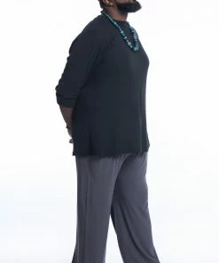 HaremPants.com Men's Plus Size Cotton Men Harem Pants In Solid Gray