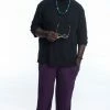 HaremPants.com Plus Size Cotton Men Harem Pants In Solid Purple