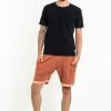 HaremPants.com Men's Terry Shorts With Aztec Pockets In Orange