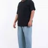 HaremPants.com Plus Size Solid Color Drawstring Men's Yoga Massage Pants In Blue Gray