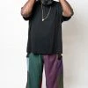 HaremPants.com Plus Size Men's Drawstring Patchwork Pinstripes Cotton Pants