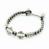 HaremPants.com Hill Tribe Silver Bead And Aztec Charm Bracelets