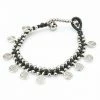 HaremPants.com Summer Super Sale 2022 Hill Tribe Silver Bead And Large Swirl Charm Bracelets