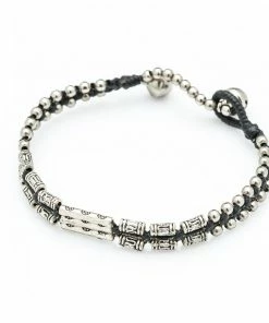 HaremPants.com Hill Tribe Silver Bead And Long Bamboo Charm Bracelets Summer Super Sale 2022