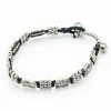 HaremPants.com Hill Tribe Silver Bead And Tribal Block Charm Bracelets Handmade Bracelets