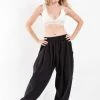 HaremPants.com Genie Women's Cotton Harem Pants In Black