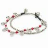 HaremPants.com Red Harem Pants Red Bead And Charm Double Strand Bracelets