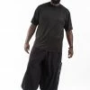 HaremPants.com PLUS SIZE Cotton Men Unisex Pants In Black