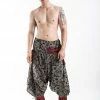 HaremPants.com Paisley Hill Tribe Drawstring Men's Harem Pants With Ankle Straps