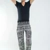 HaremPants.com Tribal Prints Men's Harem Pants In Black
