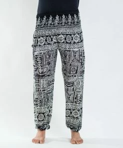 HaremPants.com Tribal Prints Men's Harem Pants In Black