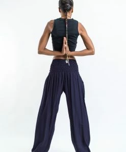 HaremPants.com Solid Color Women's Harem Pants In Blue