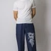 HaremPants.com The Dragon Men's Thai Yoga Pants In Navy