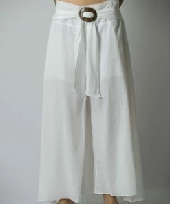 HaremPants.com Women's Thai Harem Palazzo Pants In Solid White