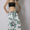 HaremPants.com Women's Thai Harem Palazzo Pants In Butterflies Green