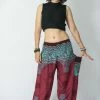 HaremPants.com Geometric Mandalas Women's Harem Pants In Red